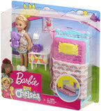 Barbie Club Chelsea Toy, 6-Inch Blonde Doll and Bedroom Playset with Working Trundle Bed, Nightstand with Drawer, Teddy Bear and More, Gift for 3 to 7 Year Olds