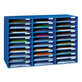 Pacon PAC001318 Classroom Keepers 30-Slot Mailbox, Blue