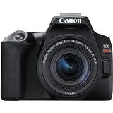 Canon EOS Rebel SL3 DSLR Camera with 18-55mm Lens (Black) (3453C002), Canon EF 50mm Lens, 64GB Memory Card, Color Filter Kit, Case, Filter Kit, Corel Photo Software, LPE17 Battery + More (Renewed)
