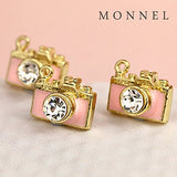 Creative DIY Pink Camera Charms Pendants Wholesale (Set of 3) MH18