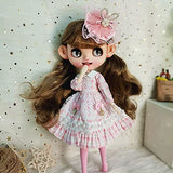 leoglint Blythe Doll Clothes, Dress Clothing for Blythe Doll 30 cm 1/6 Bjd Dolls Azone ICY Licca Doll