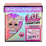 LOL Surprise Furniture Chill Patio with Dawn Doll and 10+ Surprises, Doll Patio Furniture Set, Accessories