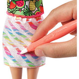Barbie Crayola Rainbow Fruit Surprise Pineapple-Scented Blonde Doll and Fashions, Creative Art Toy, Gift for 5 Year Olds and Up