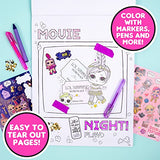 L.O.L. Surprise! Double Feature Super Sketch & Create, 350+ Piece Art Activity Set, Includes Coloring Pages, Crayons, Gel Pens, Markers by Horizon Group USA