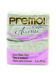 Sculpey Premo Premium Polymer Clay gray granite 2 oz. [PACK OF 5 ]