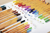 Stabilo Point 88 Fineliner Pens, 0.4 mm - 30-Color Rollercase Set