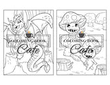 Cute and Creepy Coloring Book: A Coloring Book for Adults and Kids Featuring Manga Inspired Designs with Monster Girls, Spooky Ghosts, Cute Creatures and More!