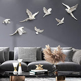Feather Wall Decor Angel Wings Art Luxury Home Decor Wall Art Bedroom Decor for Women Large Wall Decor Home Wall Decor for Living Room Beauty Room Decor Birds Statue White Gold Hanging Decoration