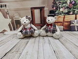 Sandy Teddy Bear Plush Stuffed Animals Toy - for Friends - Suitable For Babies and Children- 9.5 Inches(Set of 2)