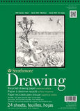 Strathmore STR-443-14 24 Sheet Recycled Drawing Pad, 14 by 17"
