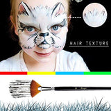 AMAGIC Fan Brushes Artist Soft Anti-Shedding Nylon Hair Paint Brush Set for Acrylic Watercolor