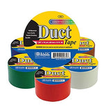 Colored Duct Tape White, Multi-use Bazic 1.88 In. X 10 Yds. Tape Duct Set Of 36