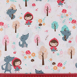 Hanjunzhao Cute Animals Print Quilting Fabric, Pre-Cut Fat Quarters Fabric Bundles for Quilting Sewing,18 x 22 inches