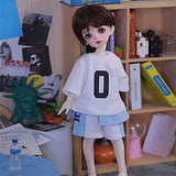 ZDD 1/6 BJD Doll 28.3cm Shuga Fairy Yuyi Anime Figure Elf Ears Resin Toys for Kids Surprise Gift for Girls Birthday Full Set Toy Doll Accesorios