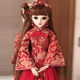 1/3 BJD Doll with Clothes Movable Joint Body Doll Support Change Eyes DIY Doll Girls Classic Toys Girl Gift (4)