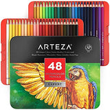 Arteza Professional Watercolor Pencils And Watercolor Pad Bundle, Drawing Art Supplies for Artist, Hobby Painters & Beginners