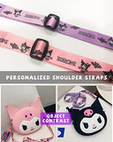 Kuromi Bag,my melody backpack,Kuromi Accessories,Cute Cartoon Character Bag, My Melody Anime Toy Bag