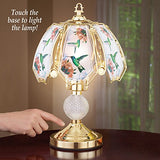 Hummingbird Touch Lamp With Gold-tone Base