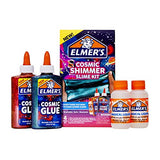 Elmer's Cosmic Shimmer Slime Kit, Contains Elmer's Cosmic Liquid Glue and Elmer's Magical Liquid Slime Activator, 4 Count