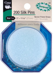Dritz 200-Piece Silk Pins, 1-1/16-Inch