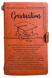 Inspirational Graduation Journal Congratulations on Graduating Travel Journey Class of 2021 Leather Journal We Are Proud of You Writing Drawing Sketchbook 120 Pages Diary Refillable Notebook Unisex Congrats Grad Graduate Back to School off to College Gift