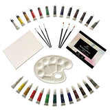 Art Kit with Watercolor and Acrylic Paint Set by AEM Hi Arts - 12 Professional Quality Liquid