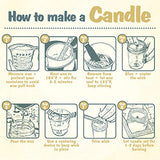 Jumbo DIY candle making kit - enough to make 50 candles - 5lb soy candle wax for candle making supplies & tools & instructions included