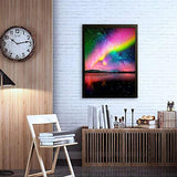 HaiMay 2 Pack DIY 5D Diamond Painting Kits for Adults Paint by Number Kits Full Drill Painting Diamond Pictures Arts Craft for Wall Decoration, Aurora(12×16inches)