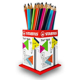 Stabilo Trio Thick Triangular Grip - 2B Graphite Pencils - Assorted Colour Classroom Display Pack