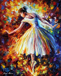 Impressionist Ballet Dancers Ballerina Painting On Canvas By Leonid Afremov Studio - Surrounded By Music