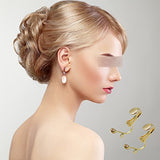 40pcs Clip on Earring Converter with Easy Open Loop, Granmp Clip Earring Findings for Jewelry