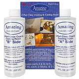 Amazing Clear Cast Resin Epoxy by Alumilite, 20x Disposable Plastic Resin Mixing Cups, Pixiss Mixing Sticks Bundle