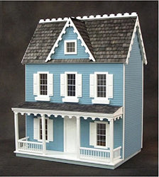 Real Good Toys Dollhouse Miniature Vermont Farmhouse Jr. Dollhouse by RGT