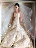 Barbie Carolina Herrera Collector - Designer Brunette Bride - Platinum Label