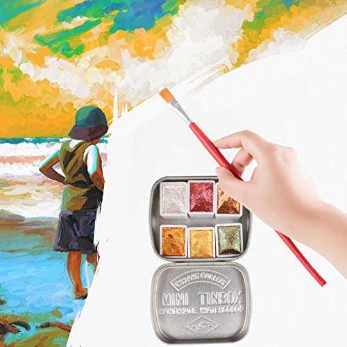 CSY Art Gallery- Honey Watercolors Handmade New In Box W/ 7 Colors Not  Handmade