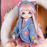 YYDM 1/4 bjd Doll 16 inch bjd Dolls Anime 30 Ball Joint Doll Simulation Girl Toy Set The Best Gift for Kids (R)