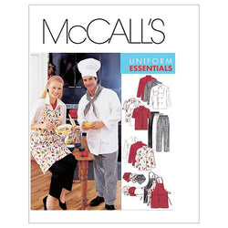McCall's Patterns M2233MED M2233 Misses' and Men's Jacket, Shirt, Apron, Pull-On Pants, Neckerchief and Hat, Size MED