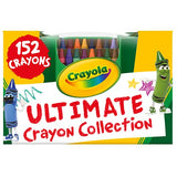 Crayola Washable Marker Set, 64Count & Ultimate Crayon Collection, Portable Coloring Set, Assorted Colors, 152 Count, Gift for Kids Age 3 Plus