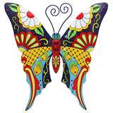 Juegoal Metal Wall Art Inspirational Butterfly Wall Decor Sculpture Hang Indoor Outdoor for Home, Bedroom, Living Room, Office, Garden