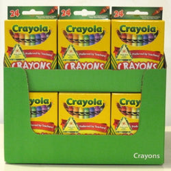 Crayola Wholesale: One Case of Crayons 24 Count (Case Contains 48 Boxes)