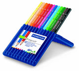 Staedtler Ergosoft Colored Pencils, Set of 12 Colors in Stand-up Easel Case (157SB12)
