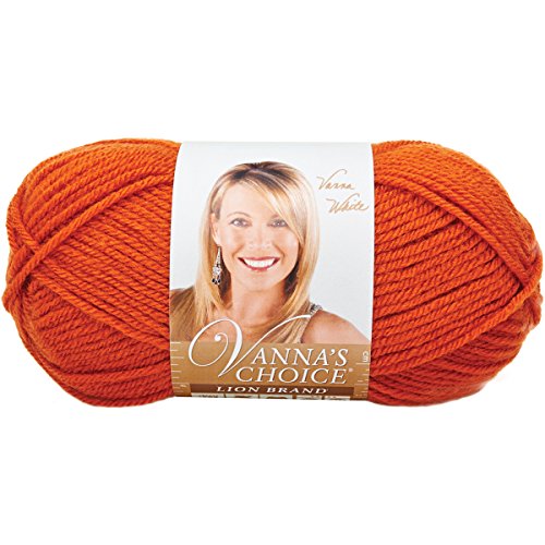 Lion Brand Yarn 860-134A Vanna's Choice Yarn, Terracotta