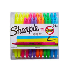 Sharpie 1761791 Accent Pocket Highlighters, Chisel Tip, Assorted Colored, 24-Count