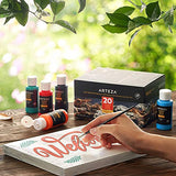 Arteza Metallic and Outdoor Acrylic Paints Bundle, Painting Art Supplies for Artist, Hobby Painters & Beginners