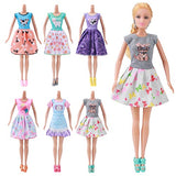 Girl Doll Clothes and Accessories, Toy Set Fixed Style Includes 1 11.5-inch Doll, Pet Pattern Clothes, Pet Accessories, Shoes, Bags, Hangers, Toiletries. Random Beautiful Small Accessories. (Pets)