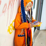 Kakegurui Cosplay Yomoduki Runa Hoodie Anime Cosplay Costume,Bunny Ears Hooded Jacket Holiday Party Cosplay Daily Costume (S)