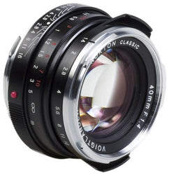 Voigtlander Nokton 40mm f/1.4 Wide Angle Leica M Mount Fixed Lens - Black