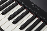 Casio Privia PX-160BK 88-Key Full Size Digital Piano with Power Supply, Black