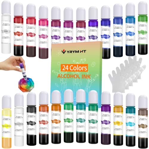 U.S. Art Supply White Alcohol Ink, Large 4.2 Ounce Bottle - Vibrant Highly  Concentrated Color Dye Paint for Epoxy Resin Art Painting, Tumbler Cup