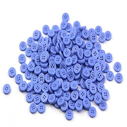 RayLineDo Pack of 60 Lightblue Delicate Plastic Round Buttons.4 Holes,Approx:10mm,Hole size:1mm